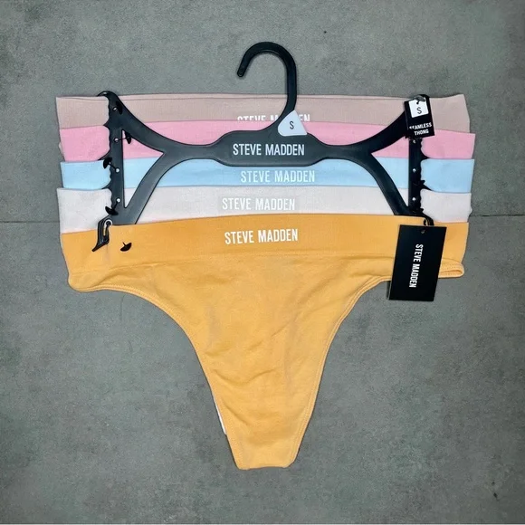 Steve Madden Seamless Thong - Set of 5 - Picture 1 of 2